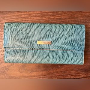 EUC Etro Leather Long Wallet